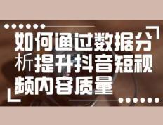 如何通过数据分析提升抖音短视频内容质量